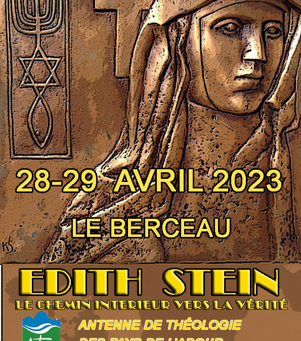 Session de formation sur Edith Stein les 28-29 avril 2023