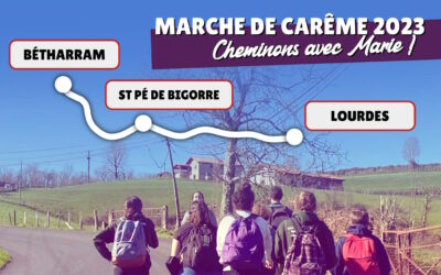 Marche des jeunes de Carême 2023 : cheminons avec Marie !
