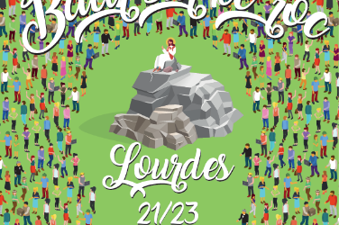 Rassemblement des lycéens à Lourdes
