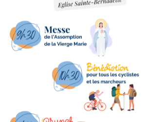 Bénédiction des cyclistes et des marcheurs