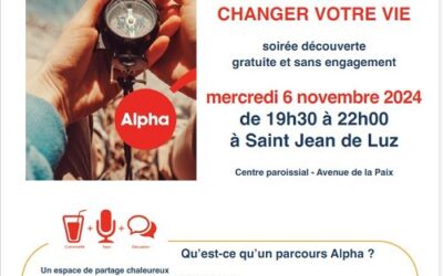 Soirée de présentation du Parcours Alpha – Quel est le sens de TA vie ?