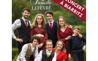 La famille Lefèvre en concert à Biarritz