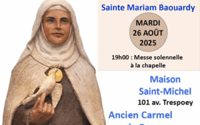 26 août 2025 : Fête de Sainte Mariam Baourdy à Pau