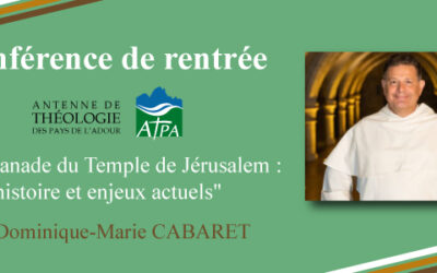 Conférence de rentrée de l’ATPA ouverte à tous le 26 septembre