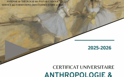 Une formation diplômante en anthropologie et éthique fondamentale