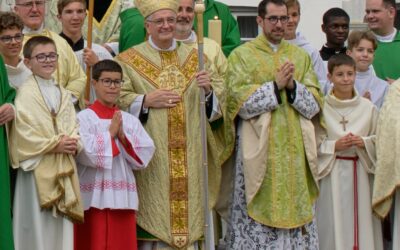 Installation de l’abbé Alexandre Méré comme curé de Pontacq