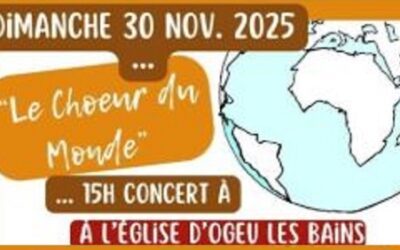 Concert ‘Le Chœur du Monde » à Ogeu les Bains