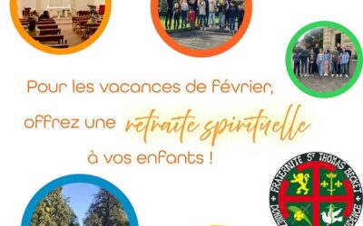 Retraites spirituelles de février pour les enfants avec la Fraternité St Thomas Becket