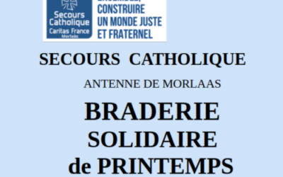 Solidarité : Braderie de Printemps du Secours Catholique – Caritas France