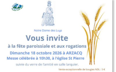 Fête paroissiale & Rogations à Arzacq